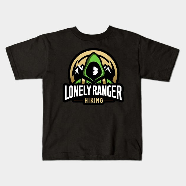 Lonely Ranger Hiking - Fantasy Kids T-Shirt by Fenay-Designs